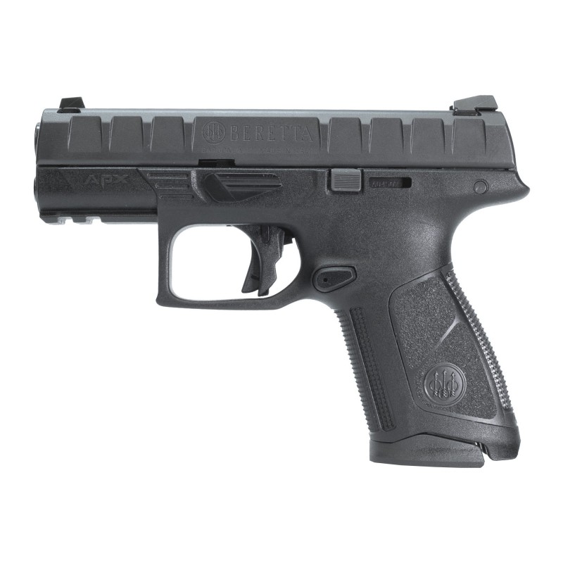 Beretta APX Centurion, Semi-automatic, Striker Fired, 9MM, 3.7" Barrel, Polymer Frame, Black Finish, 10Rd, Picatinny Rail, 3 Do