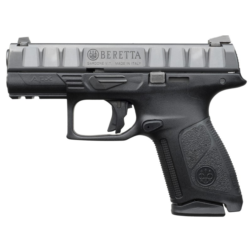 Beretta APX Centurion, Semi-automatic, Striker Fired, 9MM, 3.7" Barrel, Polymer Frame, Black Finish, 15Rd, 2 Mags, Picatinny Ra