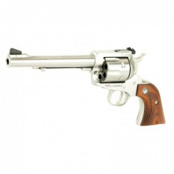 View 3 - Ruger Blackhawk, Single-Action Revolver, 357 Mag, 6.5" Barrel, Satin Stainless Finish, Stainles Steel Frame, Hardwood Grips, Ad