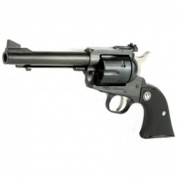 View 3 - Ruger Blackhawk, Single-Action Revolver, 45 Colt, 5.5" Barrel, Blued Finish, Alloy Steel, Black Checkered Hard Rubber Grips, Ad