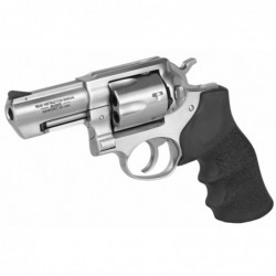 View 3 - Ruger GP100 Standard, Double-Action Revolver, 357 Mag, 3" Barrel, Satin Stainless Finish, Stainless Steel, Hogue Monogrip Grips