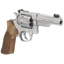 View 4 - Ruger GP100 Match Champion, Double-Action Revolver, 10MM, 4.2" Barrel, Stainless Steel Frame, Satin Stainless Finish, Hogue Sti