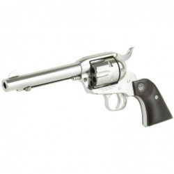 View 3 - Ruger Vaquero Stainless, Single-Action Revolver, 357 Mag, 5.5" Barrel, High-Gloss Stainless Finish, Stainless Steel, Hardwood G