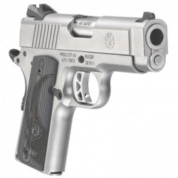 View 3 - Ruger SR1911, Centerfire Pistol, 1911 Officer, 45ACP, 3.6" Barrel, Stainless Slide & Frame, 7Rd, Thumb Safety, Drift Adjustable