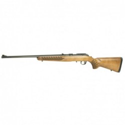 View 3 - Ruger American Rimfire Wood Stock, Bolt-Action Rifle, 22 LR, 22" Barrel, Satin Blued Finish, Alloy Steel, Wood Stock, Adjustabl