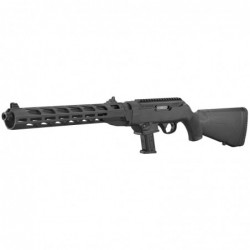 View 3 - Ruger PC Carbine, Semi-automatic Rifle, 9MM, 16.12" Fluted/Threaded Heavy Barrel, Black Finish, Synthetic Stock, M-LOK Handguar