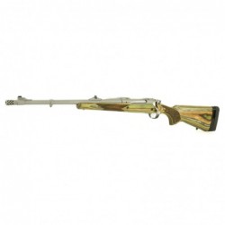 View 3 - Ruger Guide Gun Left-Handed, Bolt-Action Rifle, 375 Ruger, 20" Barrel, Hawkeye Matte Finish, Stainless Steel, Green Mountain La