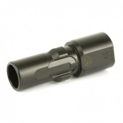 View 3 - SilencerCo 3-Lug Muzzle Device, 45ACP, 5/8X24, Black Finish AC2603