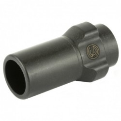 View 3 - SilencerCo 3-Lug Muzzle Device, 9MM, 1/2X28, Black Finish AC2604