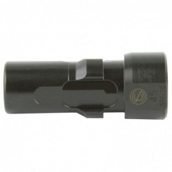 View 3 - SilencerCo 3-Lug Muzzle Device, 45 ACP, .578x28, Black Finish AC2605