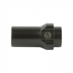 View 3 - SilencerCo 3-Lug Muzzle Device, 1/2 x 36, Fits ASR Mounts, 9MM AC2607