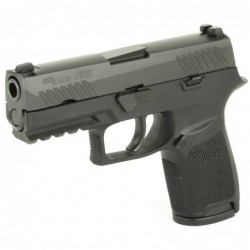 View 3 - Sig Sauer P320 Compact, Striker Fired, Compact, 9MM, 3.9" Barrel, Polymer Frame, Black Finish, Fixed Sights, 10Rd, 2 Magazines