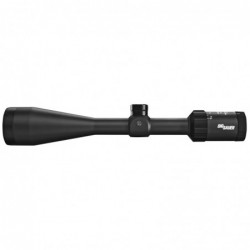 View 3 - Sig Sauer WHISKEY3 Rifle Scope, 4-12X50mm, Quadplex Reticle, 1" Main Tube, 0.25 MOA Adjustments, Black Finish SOW34201