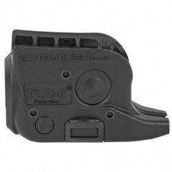 View 3 - Streamlight TLR-6, Weaponlight, Fits GLK 42/43, White LED, 100 Lumens, Includes 2 CR 1/3N Lithium Batteries, Black 69280