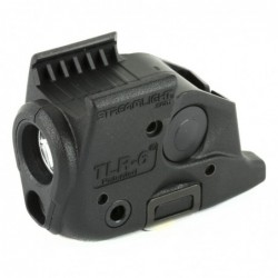 View 3 - Streamlight TLR-6, Tac Light w/laser, Springfield XD With Rail, White LED and Red Laser, Includes 2 CR 1/3N Lithium Batteries,