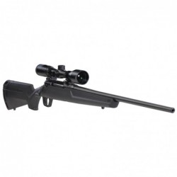 View 3 - Savage Axis II XP, Combo, Bolt, 22-250 Remington, 22" Barrel, Black Finish, Synthetic Stock, Right Hand, Bushnell Banner 3-9x40