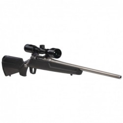 View 3 - Savage Axis II XP, Combo, Bolt, 6.5 Creedmoor, 22" Stainless Barrel, Black Finish, Synthetic Stock, Right Hand, Bushnell Banner