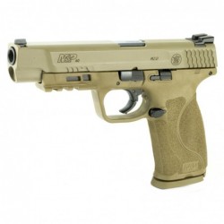 View 3 - Smith & Wesson M&P 2.0, Semi-automatic, Striker Fired, Full Size, 40 S&W, 5" Barrel, Polymer Frame, Flat Dark Earth Finish, 15R