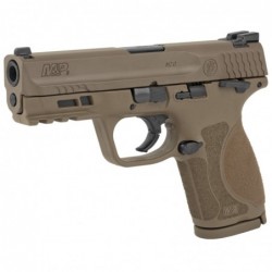 View 3 - Smith & Wesson M&P 2.0, Semi-automatic, Striker Fired, Compact Frame, 9MM, 4" Barrel, Polymer Frame, Flat Dark Earth Armornite