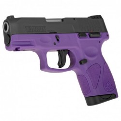 View 3 - Taurus G2S, Semi-automatic, Sub Compact Pistol, 9MM, 3.25" Barrel, Polymer Frame, Black/Dark Purple Finish, Adjustable Sights,