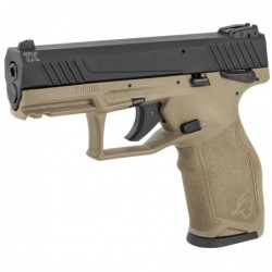 View 3 - Taurus TX22 Semi-automatic Pistol, 22 LR, 4" Barrel, FDE Polymer Frame, Adjustable Sights, 16Rd, Manual Safety, 2 Magazines, Th