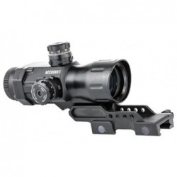 View 4 - Leapers, Inc. - UTG AccuShot, Compact Prismatic Rifle Scope, 4X32 T4, 36-Color Mil-Dot, TS Platform, EZ-TAP IE Illumination, Bl