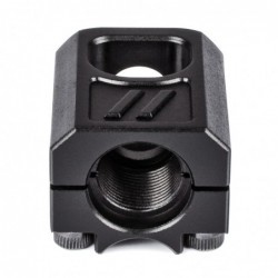 View 3 - ZEV Technologies Pro Comp V2, Compensator, 9MM, Black, Muzzle Brake/Comp, 1/2X28 COMP-PRO-V2-B