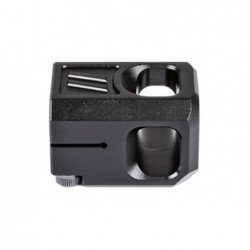 View 4 - ZEV Technologies Pro Comp V2, Compensator, 9MM, Black, Muzzle Brake/Comp, 1/2X28 COMP-PRO-V2-B