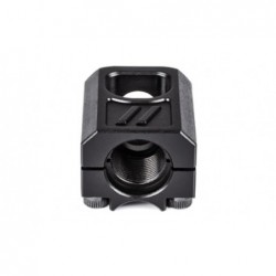 View 3 - ZEV Technologies Pro Comp V2, Compensator, 9MM, Black, Muzzle Brake/Comp, 13.5x1LH COMP-PRO-V2-LH-B