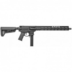 View 2 - Noveske Gen 4, Semi-automatic, AR, 9MM, 16", Black Finish, SL-K Stock, 32Rd, NSR-15 MLOK Handguard, Geissele Airborne Charging