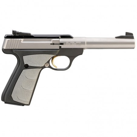 Browning Buck Mark, Camper, Semi-automatic, 22LR, 5.5", Aluminum, Stainless Steel, UFX, 10Rd, CA Compliant 051483490