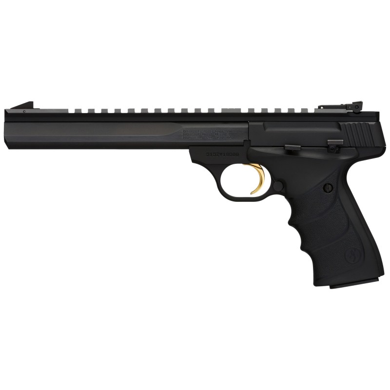 Browning Buck Mark, Contour, Semi-automatic, 22LR, 7.25" Barrel, Aluminum Frame, Black Finish, URX Grip, 10Rd 051502490