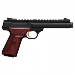 View 2 - Browning Buck Mark, Field Target, Supressor Ready, Semi-automatic, 22LR, 5.875" THreaded Bull Barrel, Aluminum Frame, Black Fin