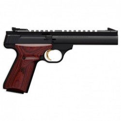 View 2 - Browning Buck Mark, Field Target, Semi-automatic, 22LR, 5.5" Bull Barrel, Aluminum Frame, Black Finish, Cocobolo Grips, 10Rd 05