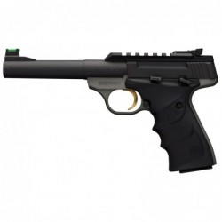 Browning Buck Mark Plus Practical, Semi-automatic Pistol, 22LR, 5.5" Bull Barrel, Aluminum Frame, Black Finish, URX Grip, Fiber
