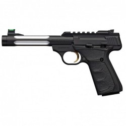 Browning Buck Mark Plus, Semi-automatic, 22 LR, 6" Fluted Threaded Barrel, Aluminum Frame, Black UFX Grips, 10Rd, Fiber Optic F