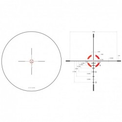 View 4 - Trijicon Credo 1-4x24 Second Focal Plane Riflescope with Red BDC Segmented Circle .223 / 55gr