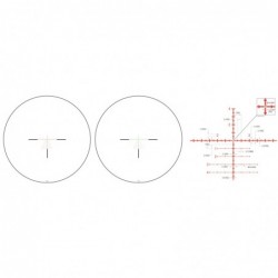 View 4 - Trijicon Tenmile 3-18x44 First Focal Plane Riflescope with MRAD Precision Tree (Red/Green Illumination)