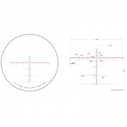 View 4 - Trijicon Tenmile 5-50x56 Extreme Long-Range Riflescope with Red/Green MRAD Center Dot with Wind Holds