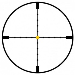 View 4 - Trijicon AccuPoint 3-9x40 Riflescope MIL-Dot Crosshair with Green Dot