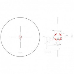 View 4 - Trijicon Credo 1-6x24 Second Focal Plane Riflescope with Red BDC Segmented Circle .223 / 55gr