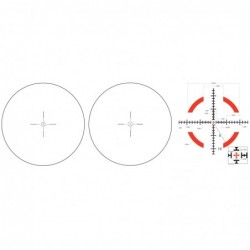 View 4 - Trijicon Credo 1-8x28 First Focal Plane Riflescope with Red/Green MRAD Segmented Circle