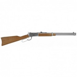 View 2 - Rossi R92, Lever Action, 45 Long Colt, 20" Round Barrel, Stainless Finish, Wood Stock, Adjustable Sights, 10Rd 920452093
