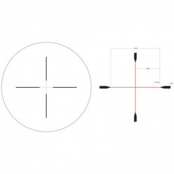 View 4 - Trijicon Credo 3-9x40 Second Focal Plane Riflescope with Red Standard Duplex