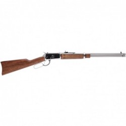 View 2 - Rossi R92, Lever Action, 357 Mag, 20" Round Barrel, Stainless Finish, Wood Stock, Adjustable Sights, 10Rd 923572093