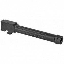 View 2 - Agency Arms Mid Line Barrel, 9MM, Black Nitride Finish, Threaded And Fluted, Fits Glock 17 Gen 5 MGL17G5T-FDLC