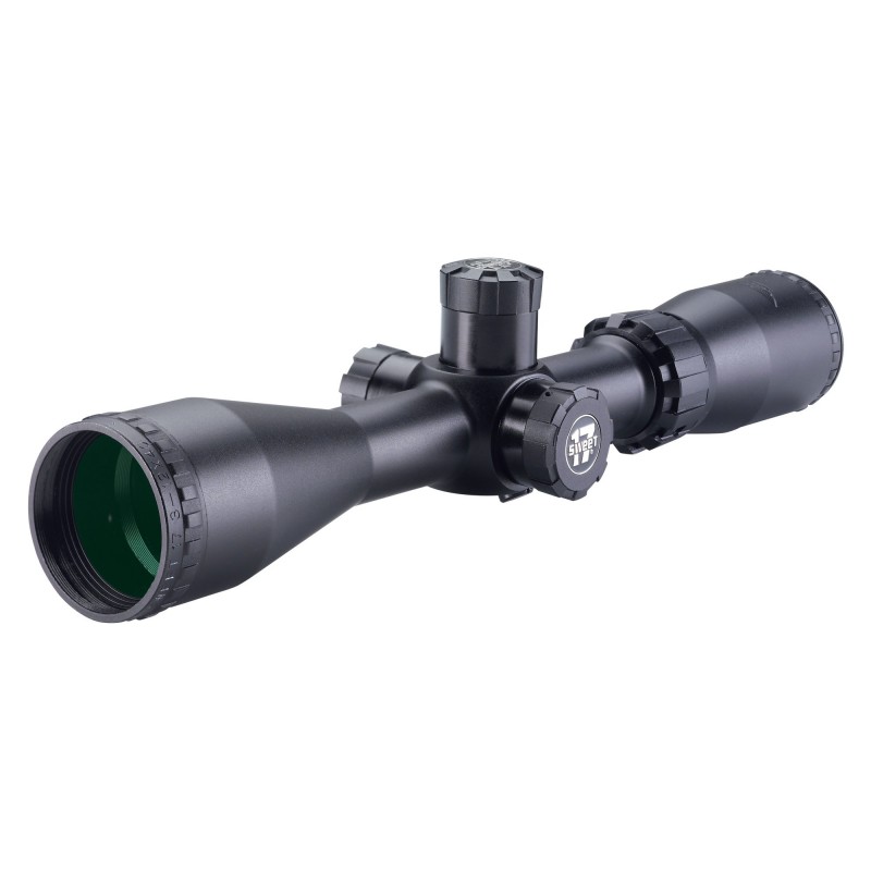 BSA Optics Sweet 17, Rifle Scope, 3-12X40, 1", 30/30 Duplex Reticle, 17 Caliber, Adjustable Parallax, Matte Finish S17-312X40