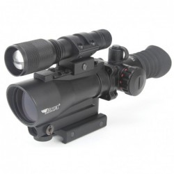 BSA Optics Tactical Weapon Rifle Scope, 1X30, Red Dot, Fully Multi Coated Optics, Fast Focus, 4" Eye Relief, Red Dot Reticle 65