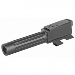 View 1 - Agency Arms Mid Line Barrel, 9MM, Black Nitride Finish, Fluted, Fits Glock 43 MLG43FDLC