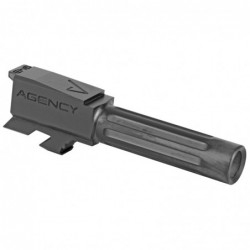 View 2 - Agency Arms Mid Line Barrel, 9MM, Black Nitride Finish, Fluted, Fits Glock 43 MLG43FDLC